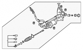 Рейка рулевая Subaru Outback 20-22 электро
