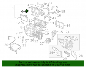Клапан печки кондиционера Audi Q7 16-26 под R134A