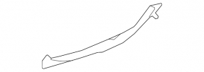 Накладка порога внутренняя задняя левая Toyota Camry v50 12-14 usa черн