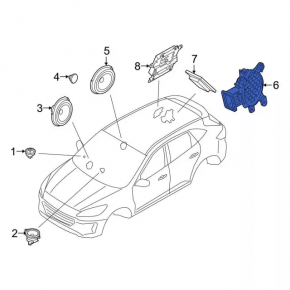 Сабвуфер Ford Bronco Sport 21-26