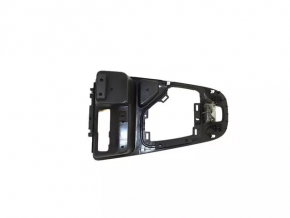 Накладка центральной консоли Jeep Cherokee KL 14-18 черная, FWD