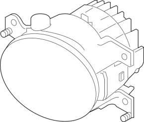 Противотуманная фара птф левая Infiniti QX50 19-20 LED