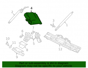 Blocul de control al portbagajului Volvo XC90 16-22