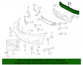 Amplificatorul de bara fata pentru Lexus IS250 IS350 06-13