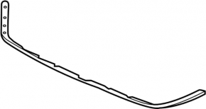 Garnitura capotei pe bara Infiniti JX35 QX60 13- nou original