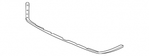 Garnitura capotei pe bara Infiniti JX35 QX60 13- nou original