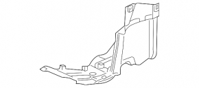 Защита двигателя левая Honda CRZ 11-16