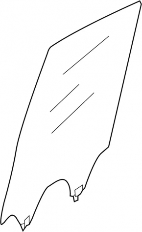 Стекло двери задней левой Infiniti JX35 QX60 13-20 AGC, тонировка, царапины, песок
