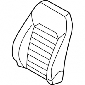 Scaun de pasager Ford Fusion mk5 17-20 fără airbag, electric, material textil negru
