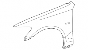 Крыло переднее левое Lexus GS300 GS350 GS430 GS450h 06-11