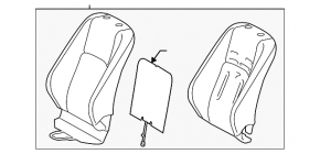 Водительское сидение Lexus IS 14-20 fsport без airbag