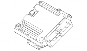 Блок ECU компьютер двигателя Ford Edge 15-18 2.0T