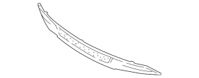 Нижняя решетка переднего бампера Ford Mustang mk6 18-23 рест