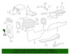 USB Hub Honda CRV 17-22