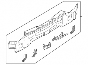Panoul din spate VW Atlas 18- 2 piese