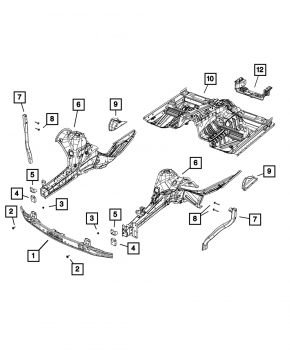 Traversa cutiei de viteze Dodge Durango 11-13 3.6, 5.7