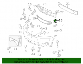 Крепление парктроника заднего бампера Lexus GS300 GS350 GS430 GS450h 06-11