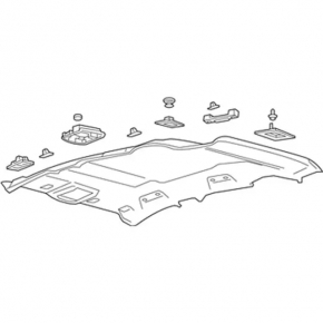 Обшивка потолка Lincoln MKC 15-19 черн, панорама