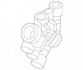 Корпус термостата АКПП BMW X5 G05 24-26 3.0T