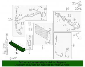 Deflector inferior radiator Hyundai Santa FE 21-23 2.5T