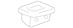 Решетка обдува стекла маленькая правая Lexus RX300 RX330 RX350 RX400h 04-09