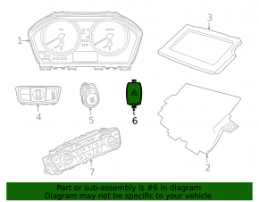 Кнопка аварийной сигнализации BMW X1 F48 16-22 с drive assist