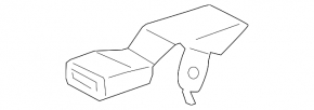 Centura centrala spate BMW 5 F10 11-16 Elfenbein Weiss