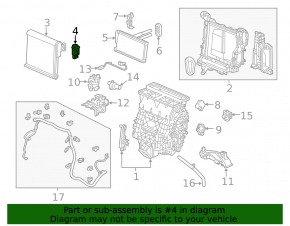 Клапан печки кондиционера Honda CRV 17-22