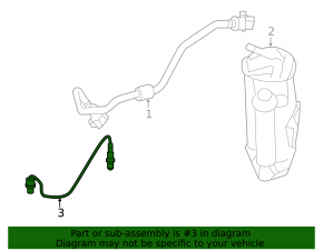 Лямбда-зонд второй Mercedes W167 GLE 350 20-23 2.0T