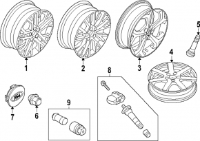 Диск колесный R18 Ford Escape MK4 23-26 тип 2