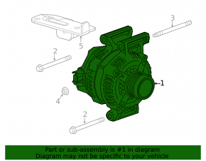 Генератор Cadillac CTS 14-19 2.0T
