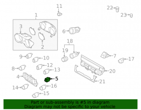 Кнопка управления подсветки приборов Subaru Outback 15-19