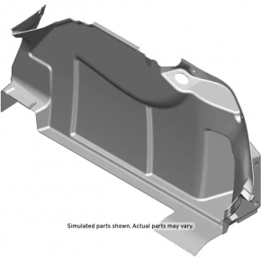 Обшивка арки правая Chevrolet Impala 14-20
