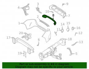 Накладка губы заднего бампера Mercedes W167 GLE 350 450 20-26 AMG pkg