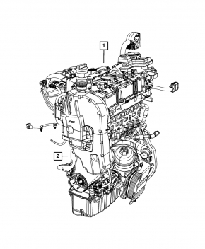 Двигатель Fiat 500L 14-16 1.4T MultiAir Turbo EAM, 140к