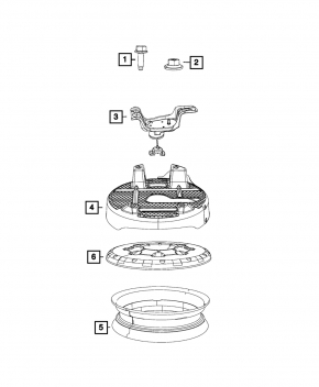 Защита запасного колеса Dodge Journey 11-20