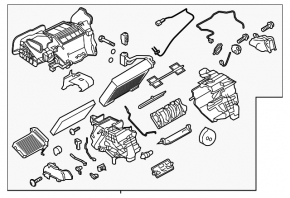 Печка в сборе Nissan Leaf 18-18