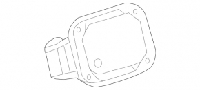Корпус лючка бензобака Mercedes CLA 14-19