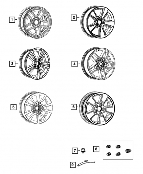 Диск колесный R17 Jeep Compass 11-16