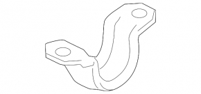 Suport de fixare suport stabilizator față stânga BMW 5 F10 11-16 2.0T, 3.0 RWD inferior