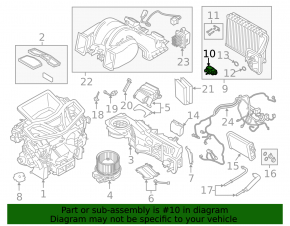 Клапан печки кондиционера BMW X7 G07 19-26
