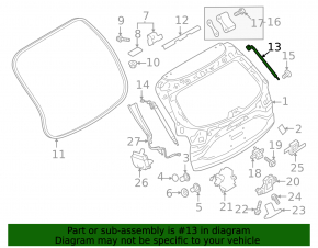 Амортизатор двери багажника правый Mazda CX-50 23-26