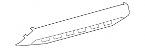 Губа заднего бампера Toyota Corolla 20-23 Hybrid, L, LE, XLE