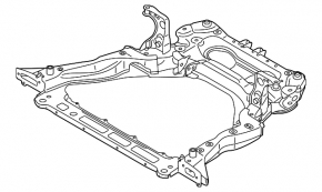 Subcadru frontal construit de Nissan Rogue 22-26 JP