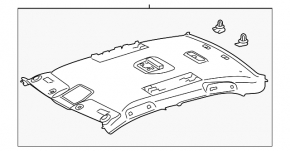Обшивка потолка Toyota Camry v50 12-14 usa без люка серый