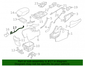 Проводка прикуривателей центральной консоли  Hyundai Santa FE Sport 13-18