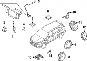 Сабвуфер Kia Sorento 21-26 Bose