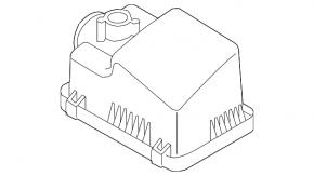 Верхняя крышка корпуса воздушного фильтра Mazda CX-5 17-25 2.5