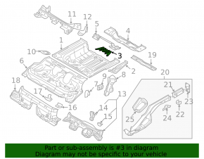 Шайба крепления запасного колеса VW Tiguan 18-24