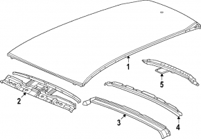 Acoperiș metalic Honda CRV 23 - fără trapă